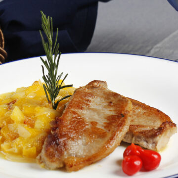Lombo Suíno com Chutney de Manga