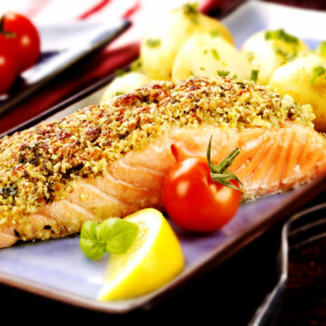 Salmão ao Molho de Mostarda e Mel
