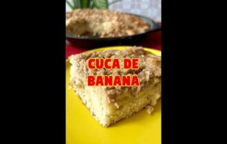 Thumbnail - Receita: Cuca de Banana #shorts